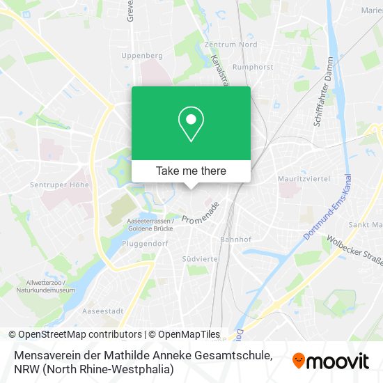 Mensaverein der Mathilde Anneke Gesamtschule map