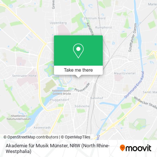 Akademie für Musik Münster map