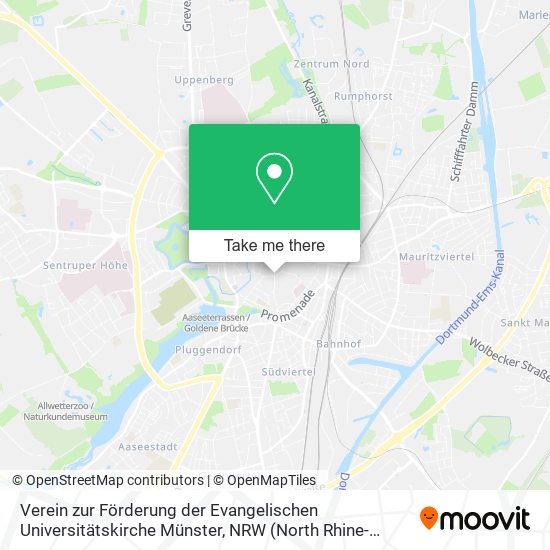 Verein zur Förderung der Evangelischen Universitätskirche Münster map