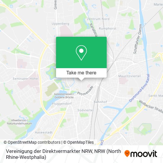 Vereinigung der Direktvermarkter NRW map