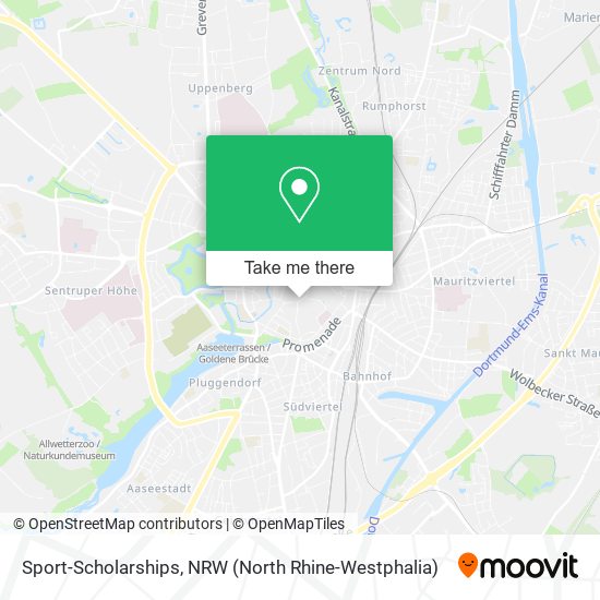 Sport-Scholarships map