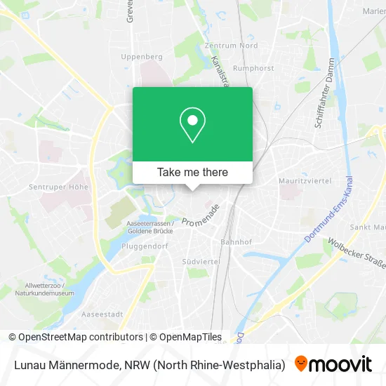 Lunau Männermode map