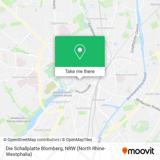 Die Schallplatte Blomberg map