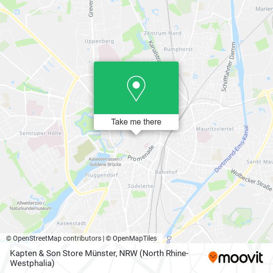 Kapten & Son Store Münster map