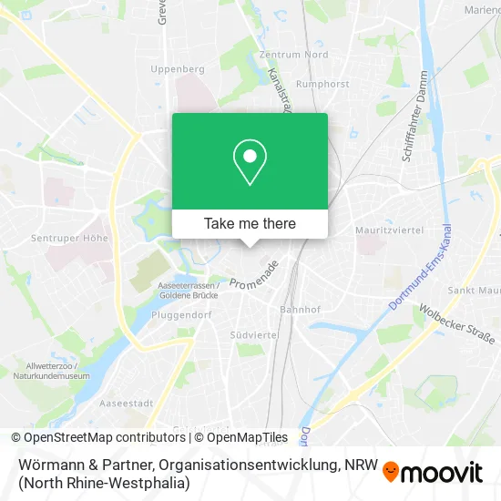 Карта Wörmann & Partner, Organisationsentwicklung