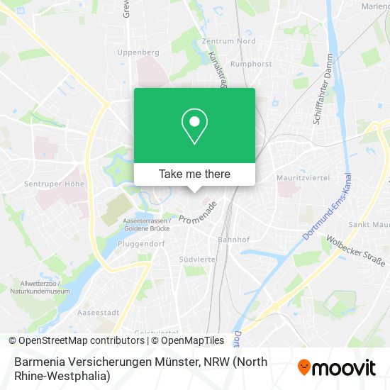Barmenia Versicherungen Münster map