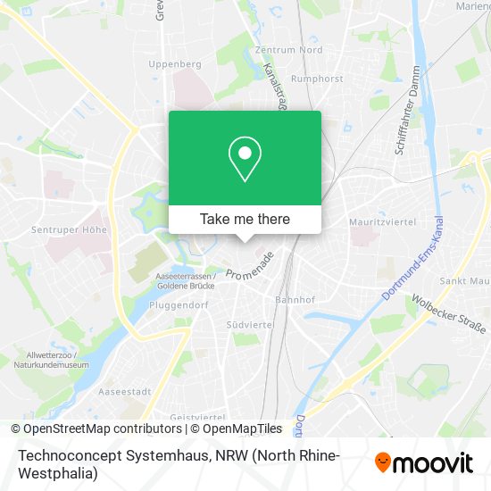 Technoconcept Systemhaus map