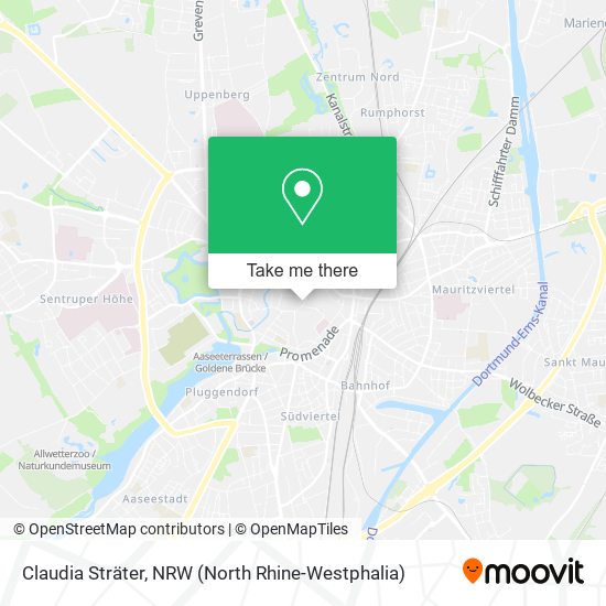 Claudia Sträter map