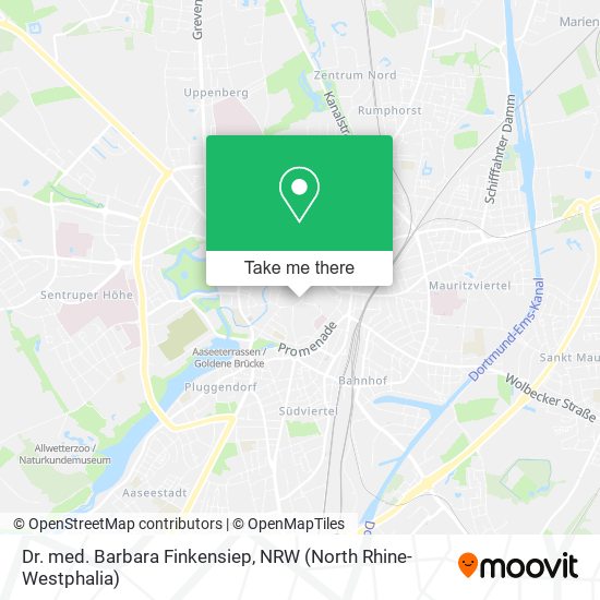 Dr. med. Barbara Finkensiep map