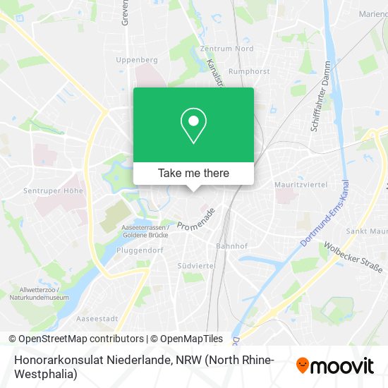 Honorarkonsulat Niederlande map