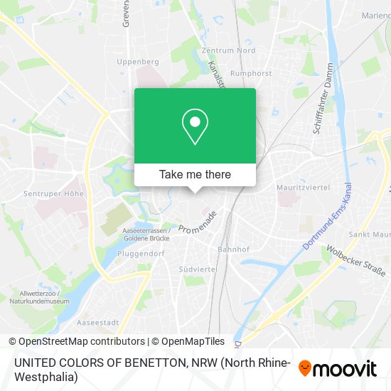 UNITED COLORS OF BENETTON map