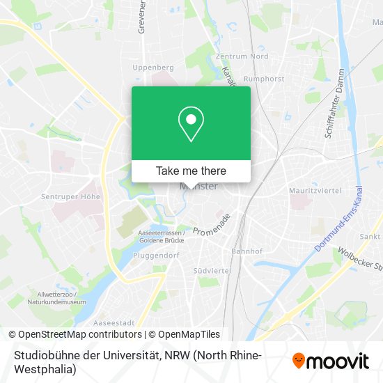 Studiobühne der Universität map
