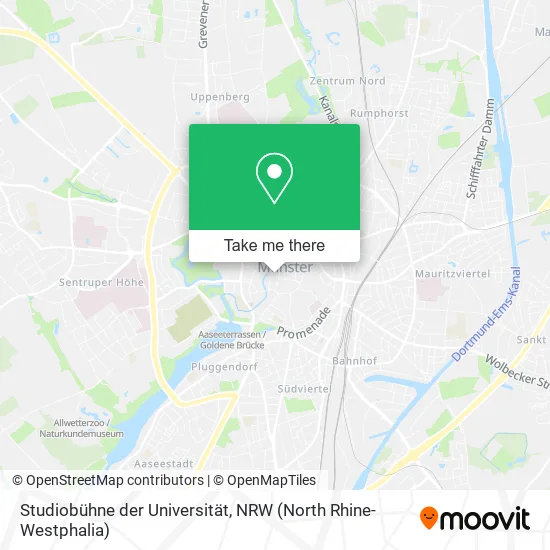 Карта Studiobühne der Universität