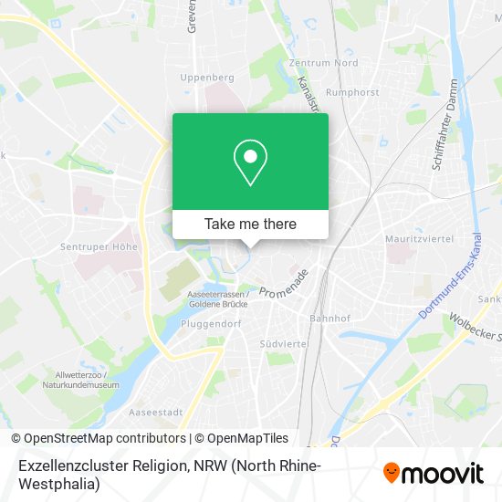 Exzellenzcluster Religion map