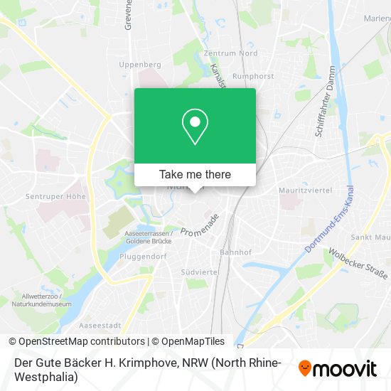 Der Gute Bäcker H. Krimphove map