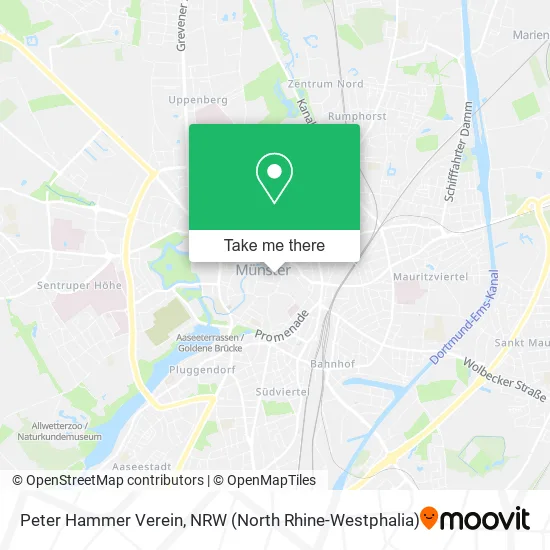 Peter Hammer Verein map