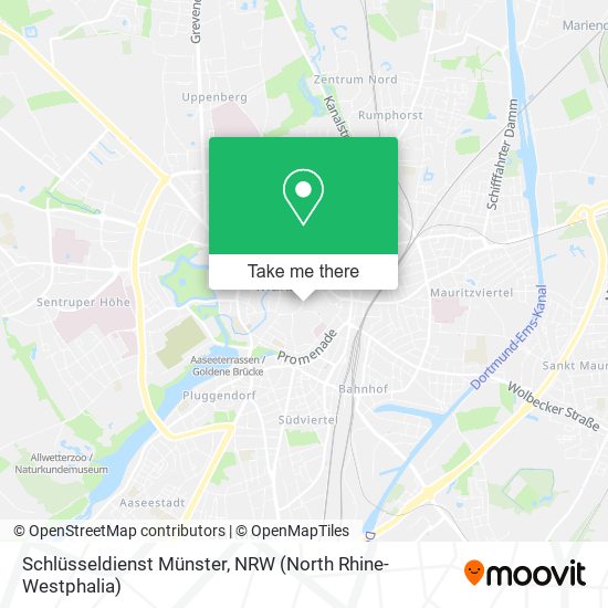 Schlüsseldienst Münster map