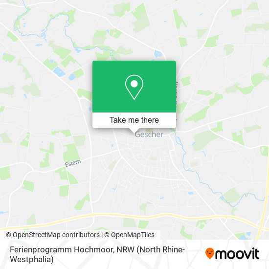 Ferienprogramm Hochmoor map