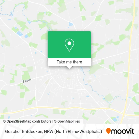 Карта Gescher Entdecken