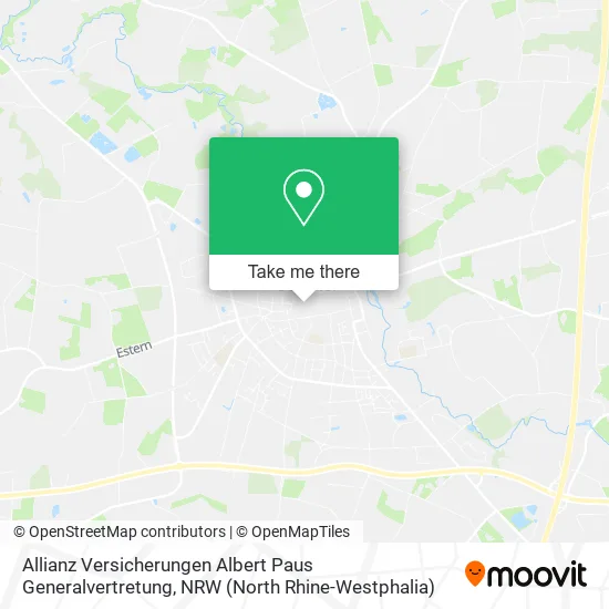 Allianz Versicherungen Albert Paus Generalvertretung map