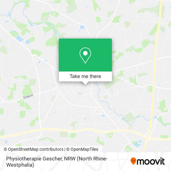 Physiotherapie Gescher map