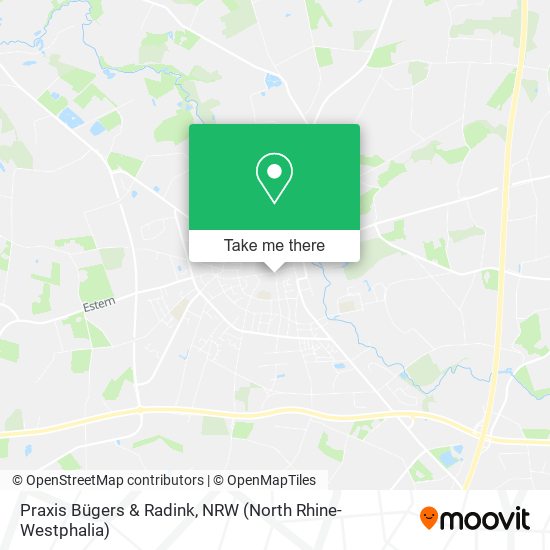 Praxis Bügers & Radink map