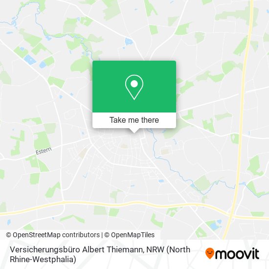 Versicherungsbüro Albert Thiemann map