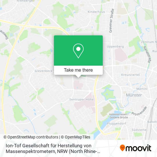 Ion-Tof Gesellschaft für Herstellung von Massenspektrometern map