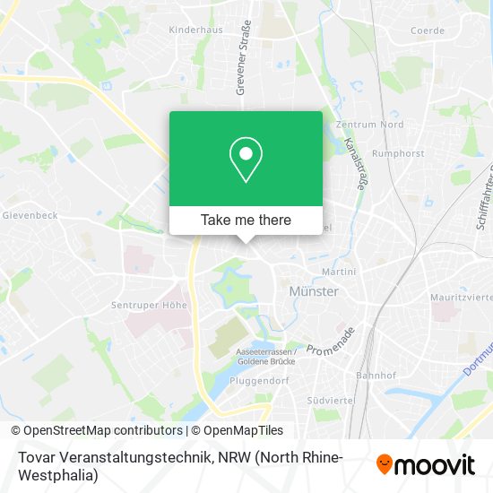 Tovar Veranstaltungstechnik map