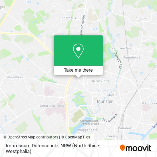 Impressum Datenschutz map