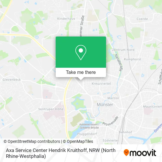 Axa Service Center Hendrik Kruithoff map