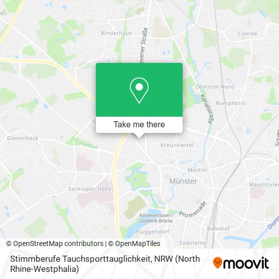 Stimmberufe Tauchsporttauglichkeit map