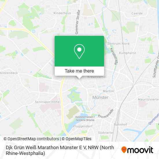 Djk Grün Weiß Marathon Münster E V map
