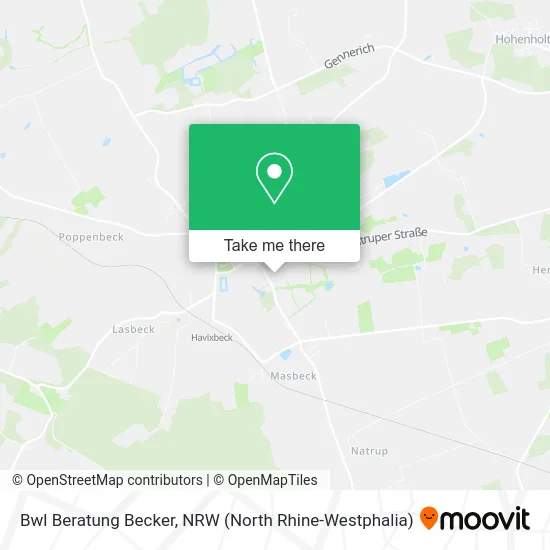 Bwl Beratung Becker map