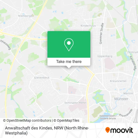 Карта Anwaltschaft des Kindes