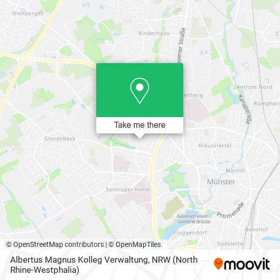 Albertus Magnus Kolleg Verwaltung map