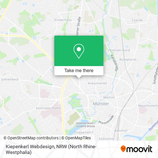 Карта Kiepenkerl Webdesign