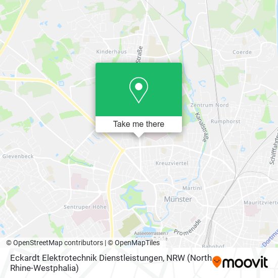 Eckardt Elektrotechnik Dienstleistungen map