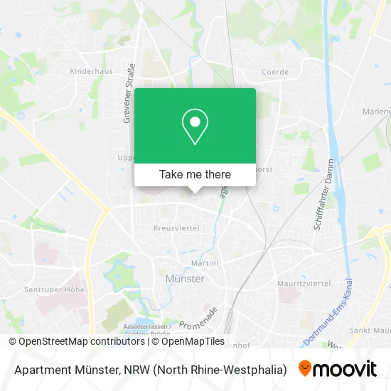 Карта Apartment Münster