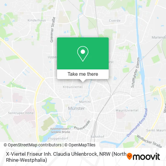 Карта X-Viertel Friseur Inh. Claudia Uhlenbrock