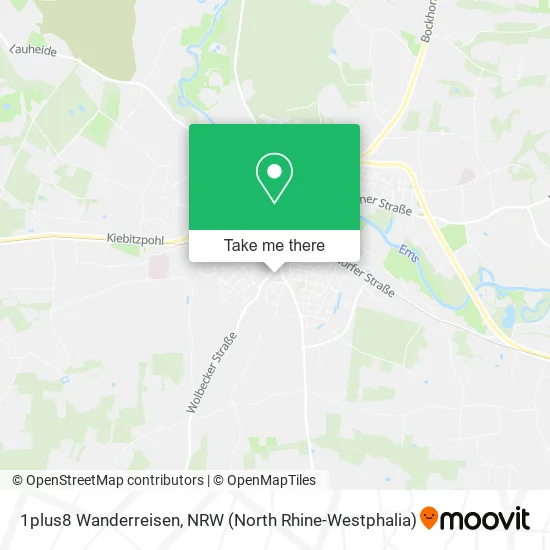 Карта 1plus8 Wanderreisen