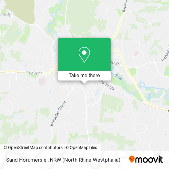 Sand Horumersiel map