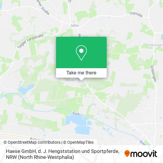 Haese GmbH, d. J. Hengststation und Sportpferde map