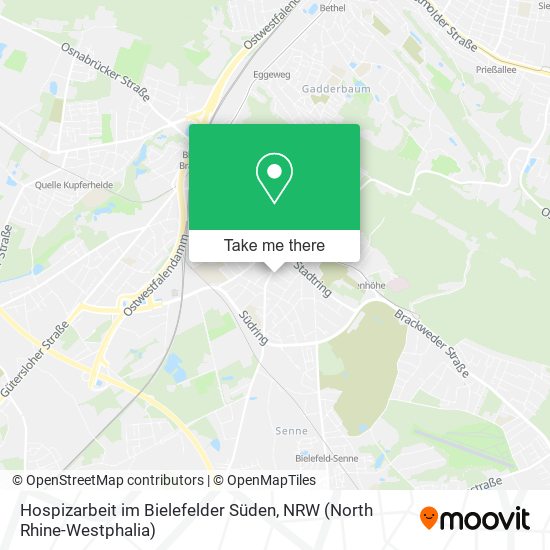 Hospizarbeit im Bielefelder Süden map