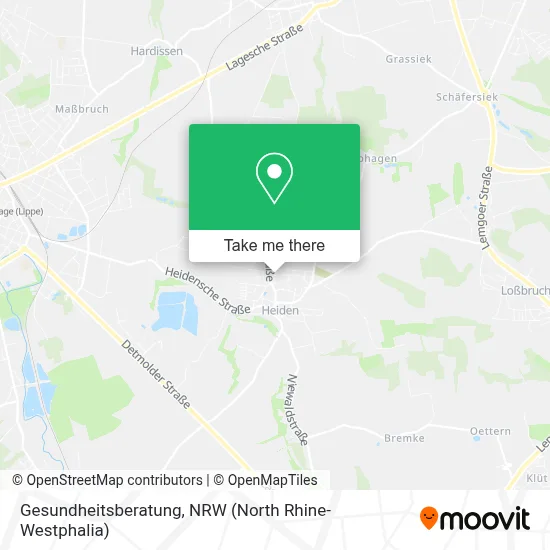 Gesundheitsberatung map