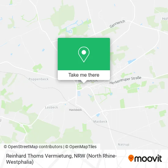 Карта Reinhard Thoms Vermietung