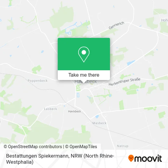 Bestattungen Spiekermann map