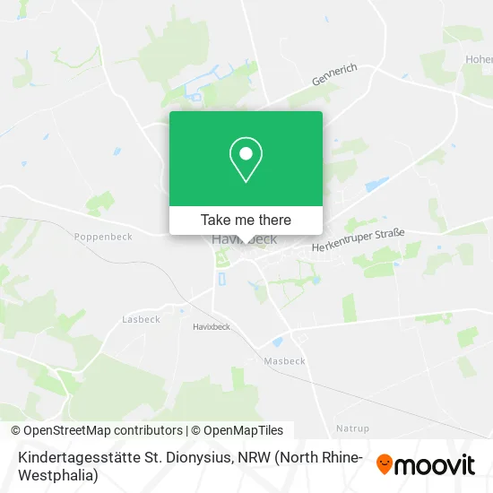 Карта Kindertagesstätte St. Dionysius