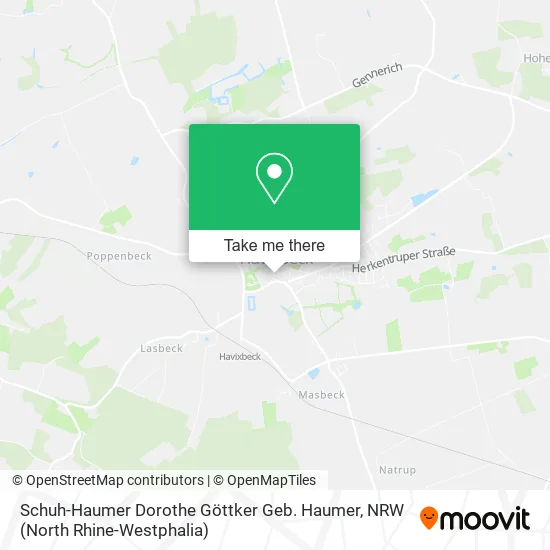 Карта Schuh-Haumer Dorothe Göttker Geb. Haumer
