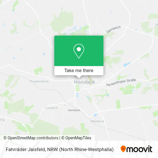 Fahrräder Jaisfeld map